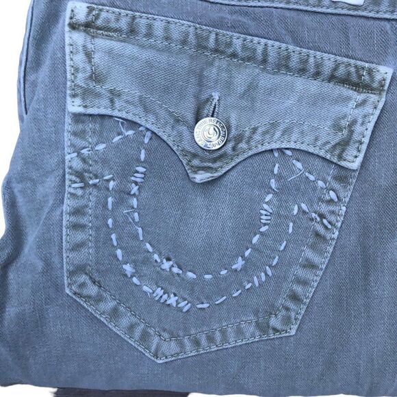 Vintage True Religion Jeans Size 31 RICKY Green - Picture 11 of 11